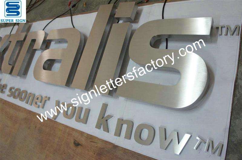 backlit illumination LED sign letters